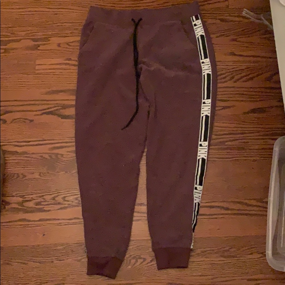 PINK Maroon sweatpants